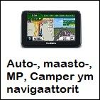 Auto, maasto, MP, Camper ym navigointilaitteet