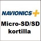 Navionics+ Micro-SD/SD kortilla