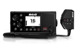 B&G V60 VHF-radiopuhelin ja AIS-vastaanotin sisäisellä GPS:llä