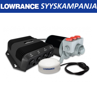 Lowrance/Simrad autopilottisarja hydrauliohjaukseen POINT-1 GPS:llä