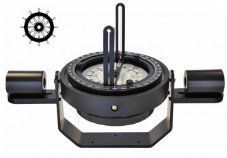 Autonautic C20-00138 sanka-asennettava kompassi 125 mm ruusulla teräsaluksiin