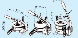 Plastimo käsipumppu 25 mm yhteillä