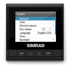 Simrad IS35-mittarinäyttö