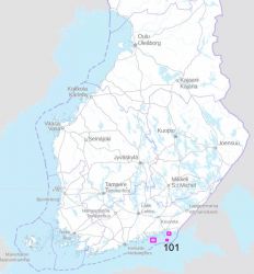 Satamakartta 101, Haapasaari, Saukko, Orregrund 1:20 000 / 1:25 000, 2017