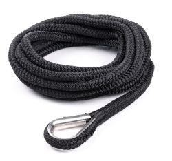 Qvarken Dockline kiinnitysköysi koussilla 14 mm 6 m musta