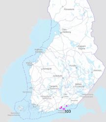 Satamakartta 103, Valko, Pellinki, Kilpilahti, Kalkkiranta 1:20 000, 2017