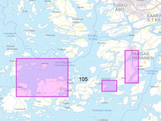 Satamakartta 105, Lövskär, Askgrund & Parainen 1:25 000, 2017