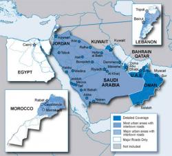 Garmin Arabian niemimaa/Marokko/Libanon kartta CN NT SD/MicroSD