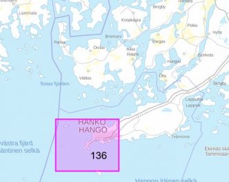 Satamakartta 136, Hanko 1:20 000, 2017