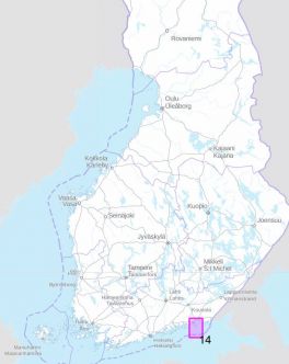 Rannikkokartta 14, Kotka - Hamina, 2016