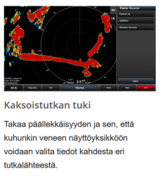 Garmin GMR Fantom 24 Solid-state tutka-antenni