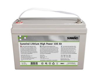 Sunwind High Power Lithium-akku 100 Ah