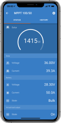 Victron SmartSolar MPPT 100/50 lataussäädin Bluetoothilla