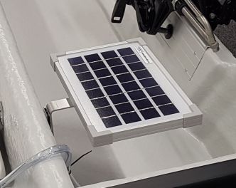 Solar-pilssipumpun aurinkopaneelin kiinnitysteline