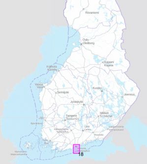 Rannikkokartta 18, Helsingin edusta, 2021