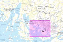 Satamakartta 190, Turku 1:20 000, 2017