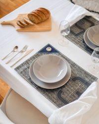 727 Sailbags pöytätabletti nro 3, harmaa/tummansininen