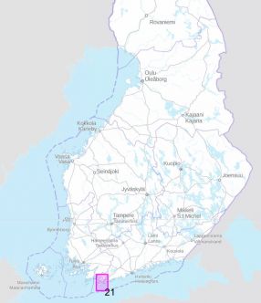Rannikkokartta 21, Hanko - Jussarö, 2021