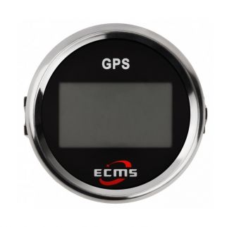 ECMS digitaalinen GPS nopeusmittari 52 mm, musta