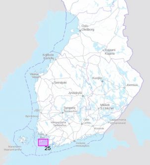 Rannikkokartta 25, Korppoo - Högsåra, 2017