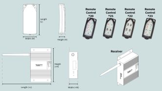 Sleipner Side-Power Kauko-ohjaussarja keulapotkurille ja ankkurivinssille, 12/24V
