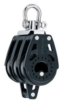 Harken 40 mm Carbo triplaploki leikarilla ja hunsvotilla