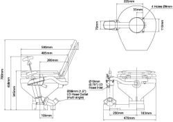 Jabsco Vesi WC Comfort, Twist n’ Lock