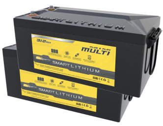 SUNBEAMsystem Smart LITHIUM Plug & Play MULTI akkupari 2 x 312 Ah, 12 V