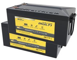 SUNBEAMsystem Smart LITHIUM Plug & Play MULTI akkupari 2 x 312 Ah, 12 V