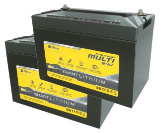SUNBEAMsystem Smart LITHIUM Plug & Play MULTI akkupari 2 x 54 Ah, 24 V
