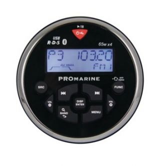 LTC Promarine FM-radio Bluetooth yhteydellä, musta