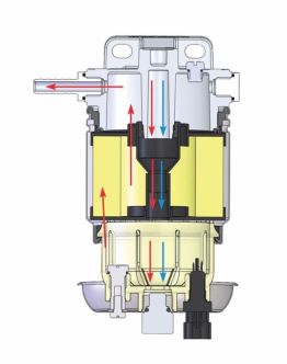 Vetus 350VTEPB dieselsuodatin pumpulla