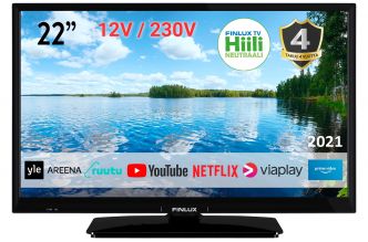 FINLUX 22-FFMF-5550-12 , 22" FULL HD SMART TV 12V