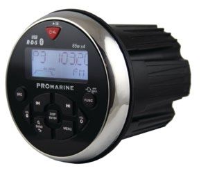 LTC Promarine FM-radio Bluetooth yhteydellä, musta
