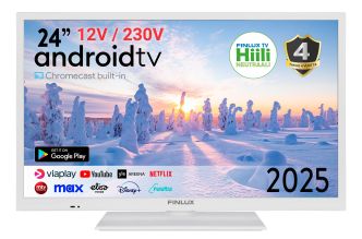 FINLUX M7 24" ANDROID SMART TV 12V, valkoinen