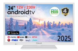 FINLUX M7 24" ANDROID SMART TV 12V, valkoinen