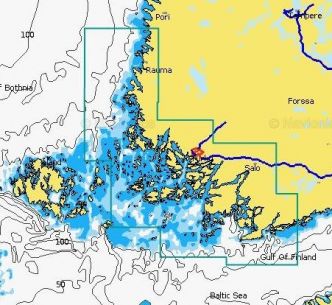 Navionics+ Small 589S2 Tammisaari-Turku Compact Flash kortilla