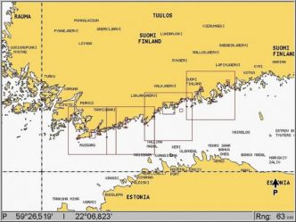 Navionics+ Small 588S2 Loviisa-Vestlax Compact Flash kortilla