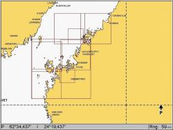 Navionics+ Small 592S2 Storkorsk-Mansikka Compact Flash kortilla