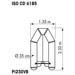 Plastimo FUN II PI230VB kumivene