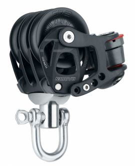 Harken 45 mm Element triplaploki leikarilla ja lukolla