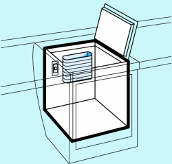 Dometic ColdMachine CU-55 kompressori + VD-07 höyrystin