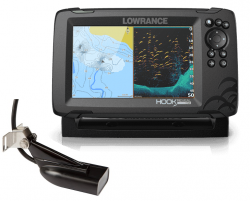 Lowrance HOOK Reveal 7" SplitShot kaikuluotain/karttaplotteri