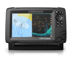 Lowrance HOOK Reveal 7" SplitShot kaikuluotain/karttaplotteri