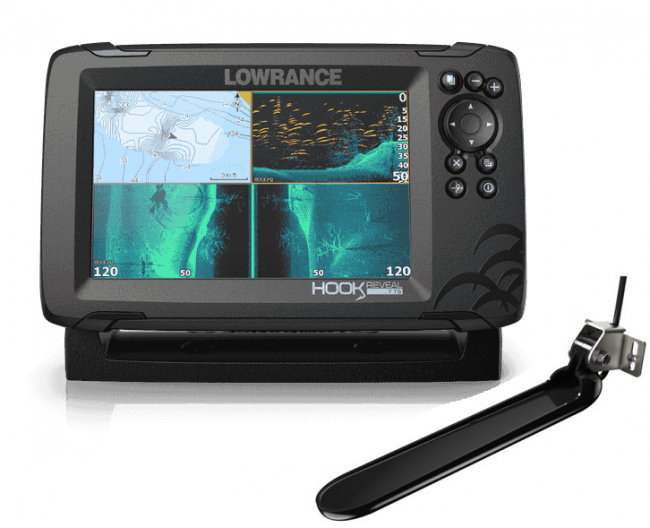 Lowrance HOOK Reveal 7 TripleShot kaikuluotain/karttaplotteri