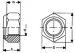 DIN 985-A2-70 M10 NYLOC-MUTTERI