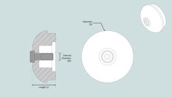 Sleipner Side-Power Anodi alumiini, SE60/80/100