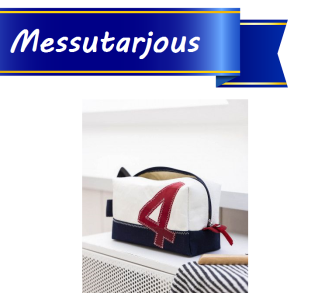 727 Sailbags nesessääri, sinipunainen