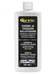 Star brite Kromin ja teräksen puhdistava kiilloke 237 ml