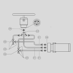 X.370 autopilotin liitäntäsarja letkujen väliin